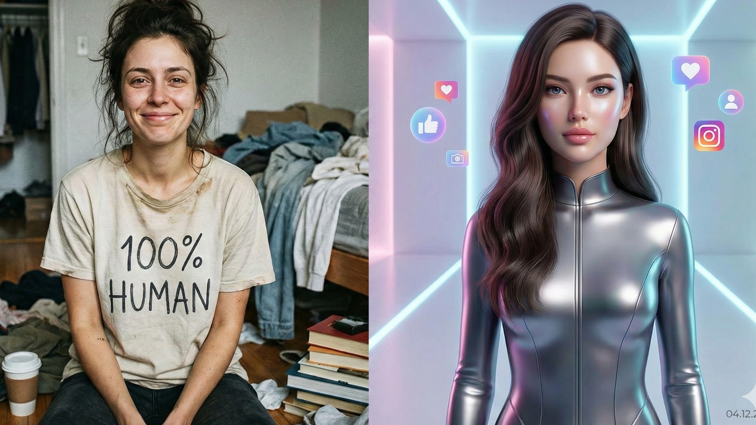 היא יפה, היא שנונה, ויש לה מיליון עוקבים. הבעיה? היא לא קיימת: מלחמת המשפיענים של סוף 2025