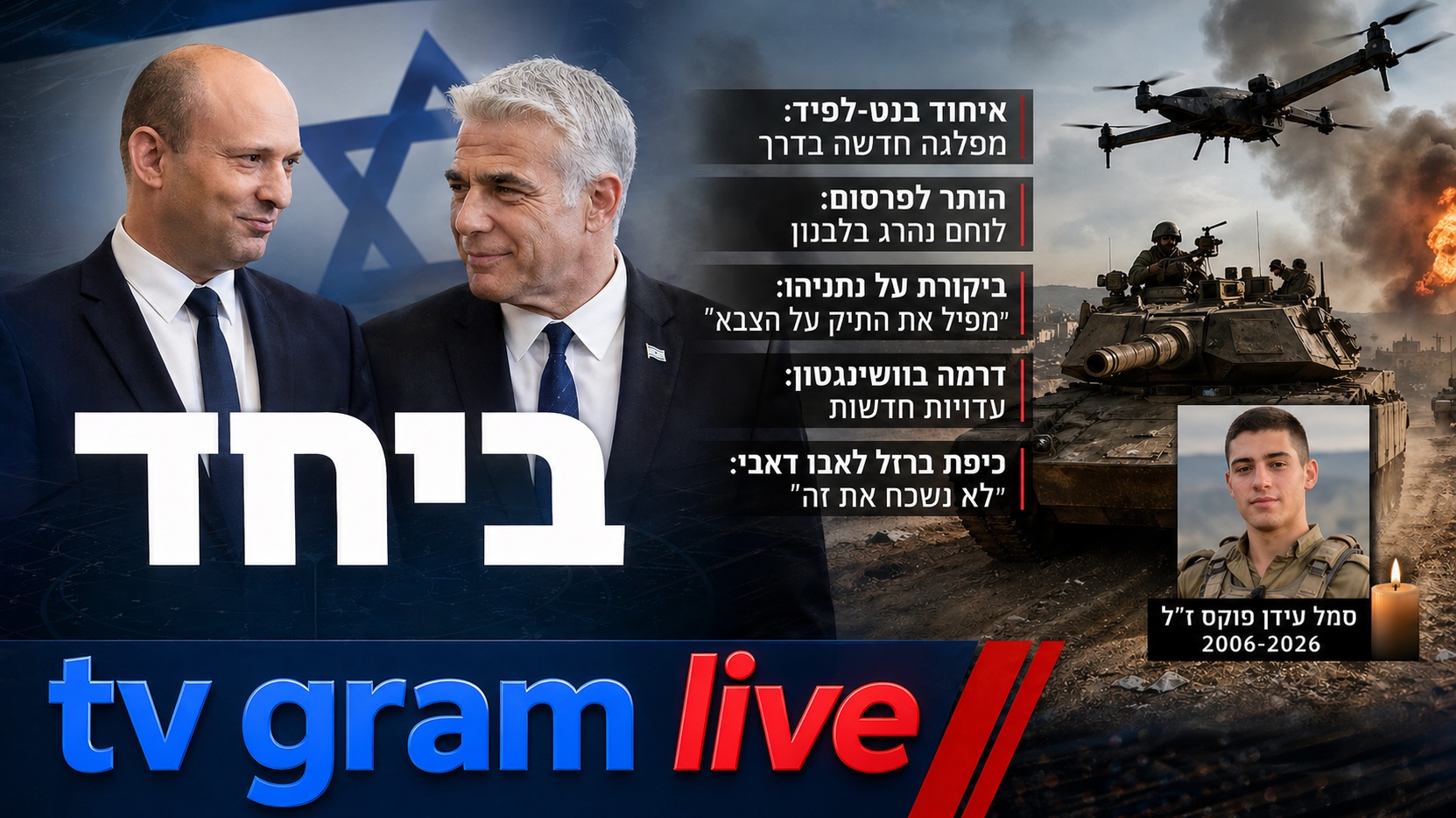 כותרות הבוקר: המפץ הפוליטי והמתיחות הביטחונית בצפון